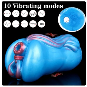 Masturbador Vibrador Masculino con Forma de Perro, Copa de Masturbación con Función Vibradora, Vagina Realista de Bolsillo, Juguete Sexual para Adultos - Product Image 2