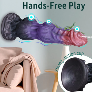 Fantasy Monster Tier Hund Knoten Silikon <span class=keywords><strong>Dildo</strong></span> mit starkem Saugnapf Sexspielzeug für Erwachsene für Frauen und Männer Spritzen Anal <span class=keywords><strong>Dildo</strong></span> - Product Image 2