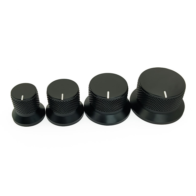 Black All Aluminum Indicator Knob Cap