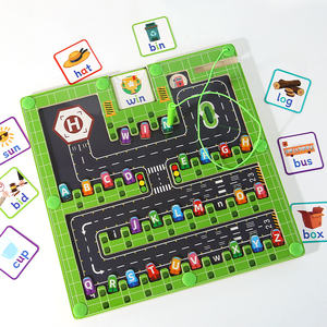 Juego de mesa de laberinto de números y colores magnéticos de <span class=keywords><strong>madera</strong></span> para niños Montessori personalizado, actividad educativa, tablero ocupado, juguetes para niños - Product Image 4