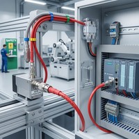 Hochleistungs-SC25 8-Pin Luftfahrtstecker-Verbindungskabel IP67 Wasserdicht mit Vergoldeten Pins 25mm für Outdoor-Industriegeräte