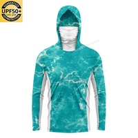 Camisa de Pesca de Manga Larga Transpirable con Logotipo Personalizado, Secado Rápido, Protección UV UPF 50, Poliéster Resistente, Ropa de Pesca para Hombre