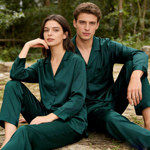 Conjunto de Pijama de Verano para Mujer, Pijama con Botones, Ropa de Dormir, Conjuntos de Pijama de Lujo para Mujer, <span class=keywords><strong>Pijamas</strong></span> Personalizadas para Mujer, <span class=keywords><strong>Pijamas</strong></span> de Talla Grande para Mujer - Product Image 1