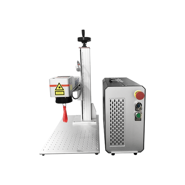 30w Split 3d Galvo Dog Tag Fiber Laser Marking Deep Engraving Machine 50W 60W With Rotary Sale Eartag Qr Code Printer Machines