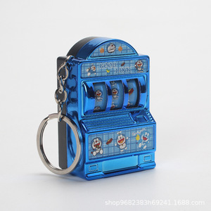 Llavero de Juguete Novedoso Mini Tragaperras de la Suerte, el Más Vendido, Divertido Llavero Electrochapado de Jackpot para Bolsos - Product Image 6