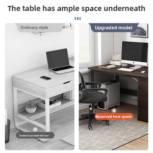 <span class=keywords><strong>Scrivania</strong></span> Moderna Minimalista Regolabile per <span class=keywords><strong>Computer</strong></span> e Studio, Ideale per Appartamenti, Uffici e Edifici Commerciali - Product Image 2