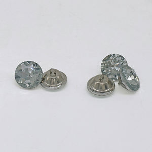 25mm gros diamant verre jeans boutons vintage strass cristal bouton pour vêtement - Product Image 6