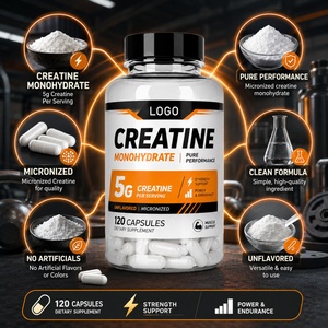 Adult <b>Creatine</b> Capsules for Muscle Growth Endurance & Strength-Accelerate Recovery 90 Capsules or Customizable - Product Image 3