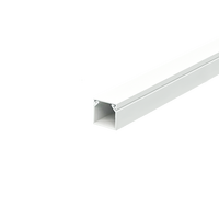 Goulotte de câblage électrique rectangulaire en PVC résistant aux UV pour extérieur, idéale pour le câblage de caméras de sécurité extérieures