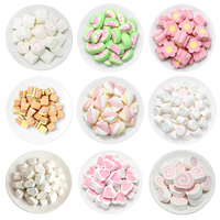Marshmallow Aneka Bentuk Rasa Buah, Mint, Susu, Yogurt, Permen Marshmallow Lembut Halal untuk Camilan Anak