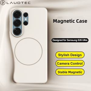 Étui de téléphone TPU+PC avec pare-chocs de téléphone givré anti-rayures résistant aux chocs, étui de téléphone à chargement sans fil pour Samsung S26 Ultra - Product Image 1