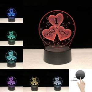 โคมไฟตั้งโต๊ะ LED ขนาดเล็กสำหรับห้องนอน ขายส่ง ใช้แบตเตอรี่ 30 ชิ้น เป็นมิตรกับสิ่งแวดล้อม มาตรฐาน CE ทันสมัย พร้อมรีโมท 3 มิติ ปี 2022 อะคริลิคไร้สาย - Product Image 6