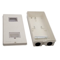 Boîtier de distribution extérieur étanche IP56 en fibre de verre SMC, à fixation murale, avec couvercle transparent, anti-poussière, pour protection électrique