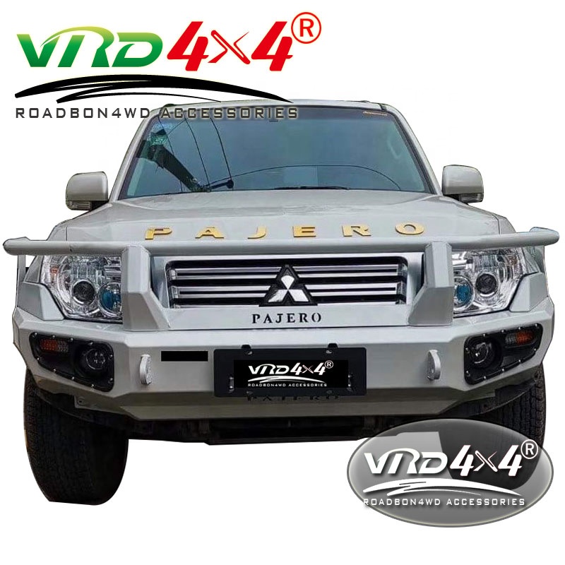 Parachoques delantero de acero para coche, accesorios de barra de Toro, 4x4, todoterreno, Pajero Bull Bar para Mitsubishi, venta al por mayor de fábrica China