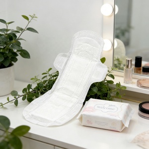 Envío Gratis, Artículo de Venta al por Mayor de Alibaba, Fábrica OEM ODM, Marca Privada, Toalla Sanitaria Ecológica, Toalla Sanitaria Orgánica con Alas - Product Image 6