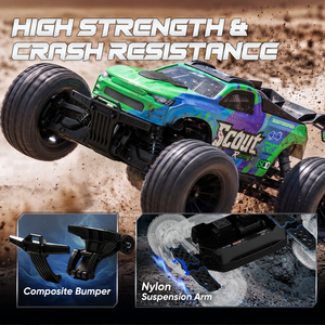 JIUSI SC10 Coche <span class=keywords><strong>RC</strong></span> Buggy Todoterreno 1:10, 80KM/H, Alta Velocidad, Control Remoto, Camioneta para Adultos, 4WD, Monster Truck Todoterreno - Product Image 6
