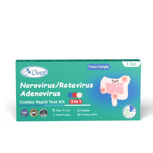 Kit de test antigénique DVOT pour le norovirus, le rotavirus et l'adenovirus, boîte pour 1 personne, outil de diagnostic médical à domicile, certifié CE - Product Image 2