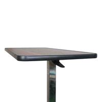 Chevet hydraulique médical inoxydable réglable de taille au-dessus de la table de lit avec Mesa de roue