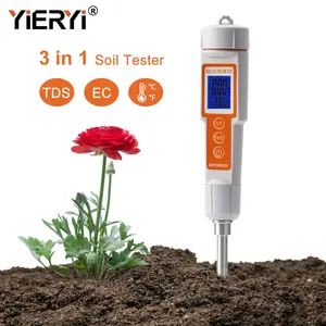 Misuratore del suolo di vendita caldo TDS/EC/temperatura per il Tester di qualità del suolo di orticoltura forestale di agricoltura del raccolto vegetale