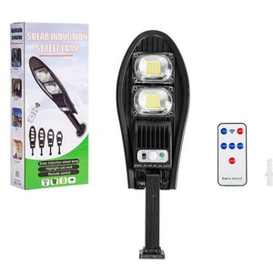Farola Solar LED de 100W con Sensor de Movimiento Integrado, Montaje en Pared, Iluminación Exterior - Product Image 3