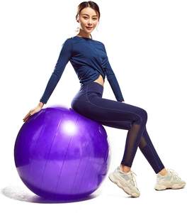 Equipo de Gimnasio en Casa, Pelota de Yoga y Masaje Inflable Antiexplosión de 55 cm, Gruesa, para Ejercicio Físico - Product Image 2