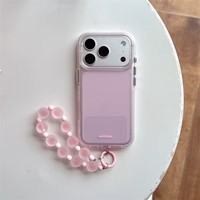 Funda para Teléfono con Correa de Pulsera de Cuentas 17 Promax, para iPhone 14 15 16 17 18 Pro Max