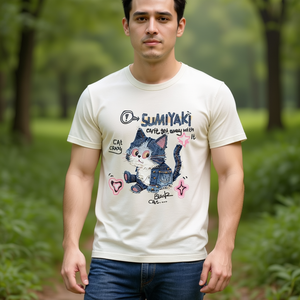 T-shirt unisexe 210GSM 100% coton, décontracté, respirant, durable, t-shirt pour homme - Product Image 3