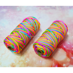 4 Mét Variegated Paracord Nylon Parachute Macrame Dây Bện Macrame Dây Nylon Dây Thừng - Product Image 5