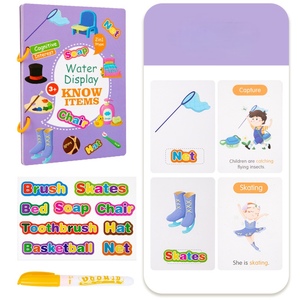 All'ingrosso giocando a 5 <span class=keywords><strong>stili</strong></span> libro interattivo di pittura ad acqua per educazione precoce per bambini libro di apprendimento cognitivo - Product Image 2