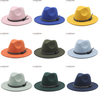 Landfond Vente en gros d'accessoires de chapeaux populaires européens et américains, chapeaux hauts classiques, chapeau de cowboy