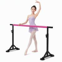 Barre de danse portable et autoportante BNcompany, réglable en hauteur, pour l'entraînement à la danse à domicile