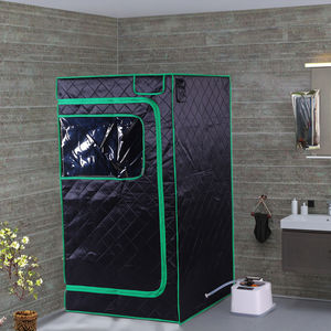 Prix bon marché Maison portable de style moderne Cube de <span class=keywords><strong>spa</strong></span> Salle de sauna à vapeur humide pliable à sueur privée - Product Image 1