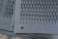 Plaque de tamis perforée en acier pour crible vibrant minier