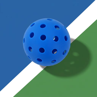 Balle de pickleball professionnelle de qualité tournoi, 40 trous, moulée par injection en TPE, écologique, 25g, 7,4cm, pour enfants et joueurs élite