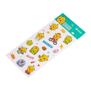 Pegatinas de PVC transparentes personalizadas de siete colores, adhesivo removible con acabado mate para sellado de etiquetas de alimentos y cosméticos. - Product Image 1