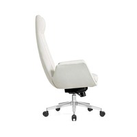 Silla de Oficina de Diseño de Lujo Ligero, de Aleación de Aluminio, con Base de 5 Estrellas, Reposabrazos Fijos, Diseño Ergonómico, Altura Ajustable, para el Hogar