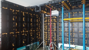 Casa modulare parete costruzione Coffrage leggero ABS PVC plastica cassaforma per calcestruzzo stampo per l'<span class=keywords><strong>edilizia</strong></span> - Product Image 5