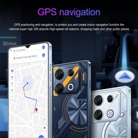 هاتف ذكي GT10 Pro الأصلي الأكثر مبيعًا بشاشة كاملة HD مقاس 6.6 بوصة وذاكرة وصول عشوائي 3 جيجابايت وذاكرة تخزين 64 جيجابايت يعمل بنظام أندرويد 9.0 مع خاصية فتح القفل بالوجه ويدعم شبكات CDMA 4G ونظام تحديد المواقع العالمي (GPS)