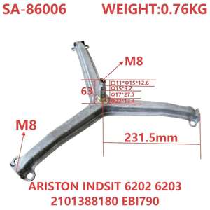 Araña para <span class=keywords><strong>Lavadora</strong></span> Ariston/<span class=keywords><strong>Indesit</strong></span> 2101388180 EBI790, Trípode para Tambor <span class=keywords><strong>de</strong></span> <span class=keywords><strong>Lavadora</strong></span>, Pieza <span class=keywords><strong>de</strong></span> Repuesto para <span class=keywords><strong>Lavadora</strong></span>, Araña <span class=keywords><strong>de</strong></span> Trípode SA-86006 - Product Image 6