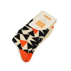Sinicline Factory private label sox meias esportivas Mini Sock Bag Custom Print Paper Bag cartão de informação para sox