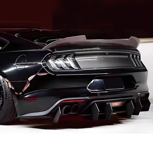 ชุดแต่งกันชนหลังสำหรับรถฟอร์ดมัสแตง ปี 2015-2021 พร้อมสปอยเลอร์และแผ่นกันกระแทก - Product Image 4