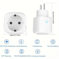 Prise intelligente WiFi EU FY21 10A/16A pour la maison intelligente |   Télécommande EWeLink |   Assistant vocal Alexa/Google |   Portée de 50 m |   Certifié CE/FCC |