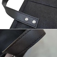 Panier à linge en feutre pour articles ménagers, boîte de rangement écologique, paniers en feutre pour jouets, sacs à linge modernes