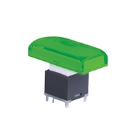 Commutateur de 20mm, série PLC 12 15 17.4mm, avec bouton-poussoir à double LED, silencieux, pour faible tension