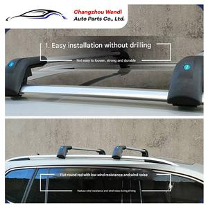 Portaequipajes <span class=keywords><strong>para</strong></span> techo de coche, barra transversal integrada de aleación de aluminio plana, portaequipajes, barra transversal, rieles de portaequipajes negros, barra transversal <span class=keywords><strong>para</strong></span> Jetour T2 - Product Image 6