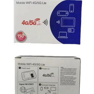 Enrutador Mifi portátil para coche M80 4G/2,4G WiFi acceso de red completo con función de firewall de tarjeta Sim nueva luz colorida para uso en exteriores - Product Image 4