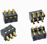 3/4Pin Connecteur de Batterie Pression Positive 2.5PH Patch de Soudage Interne 6.4 Hauteur Colonne Contact Mâle Siège