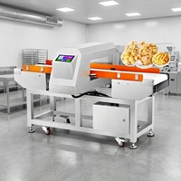 Detektor Logam Makanan Multi-Frekuensi untuk Jalur Produksi Konveyor Layar HD Akurasi Tinggi OEM Ukuran Warna Sesuai Pesanan