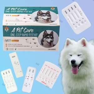 Kit Teste Sangue Antigénio Canino Parvovírus Teste Rápido Antígeno CPV Equipamento Veterinário Diagnóstico Antígeno para Cães um Pet Care - Product Image 6