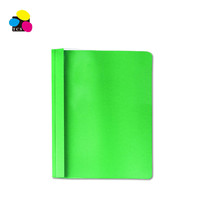 Meilleur prix couleurs assorties 100/boîte Impression offset Metal-clip papier rapport couvre avec 3 attaches produits de classement de qualité